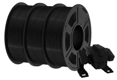 Zdjęcie produktu dla Włóknina do drukarki 3D, wysoka wytrzymałość, szybki druk, PLA PLUS 3, kolor: czarny