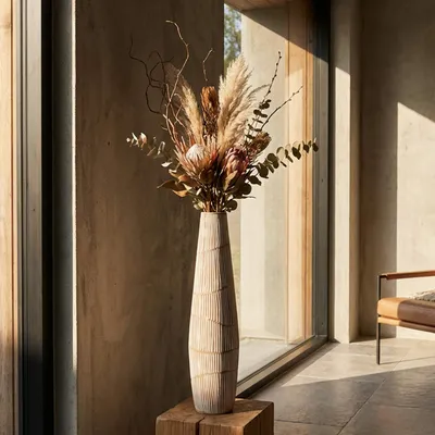 Produktbild von Dadalelo - Vase, Cremeweiß, Strukturfarbe Beige