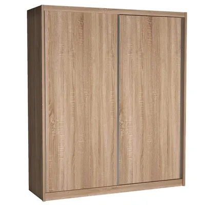 Produktbild von Kleiderschrank 208 cm mit Schiebetüren BERLINA 1 - Sonoma-Eiche