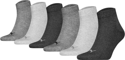 Produktbild von PUMA Uni Quarter Socken, 6er Pack - Quarter Plain ECOM 6P, Logo, uni Grau 47-49