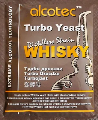 Produktbild von AlcoTec Turbohefe Whisky + GA Enzym Alkohol Gärhefe Hefe Brennhefe