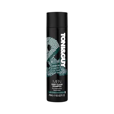 Produktbild von 2 x Toni&Guy Men Deep Clean Shampoo je 250ml mit Aktivkohle Reinigt & Pflegt