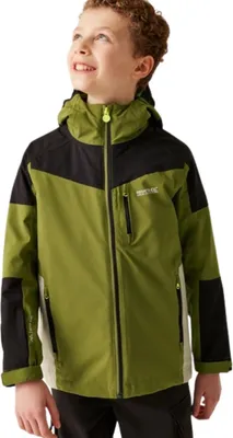 Produktbild von Regatta Trekktain wasserdichte 3-in-1-Jungenjacke mit Taschenlampe gelb 116