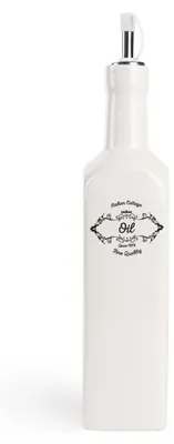 Ölkanne mit Ausgießer, Keramik, elfenbeinfarben, 500 ml