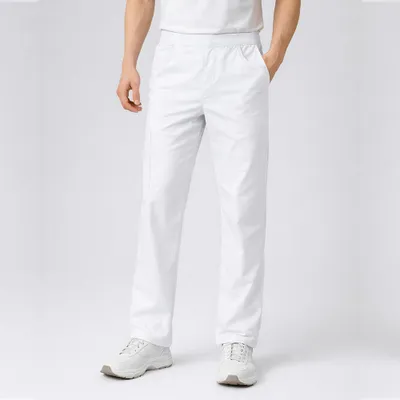 Produktbild von Cargohose, weiß Gr. M : M : weiß : 50% Baumwolle 50% Polyester
