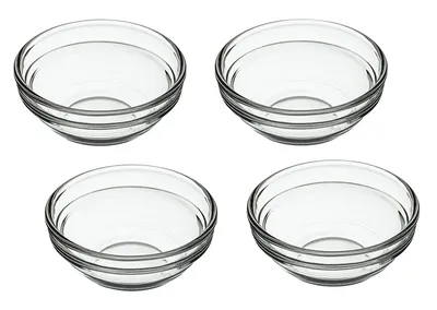 Produktbild von Kitchen Craft Glas-Schälchen, 4 Stück 55 ml, Transparent