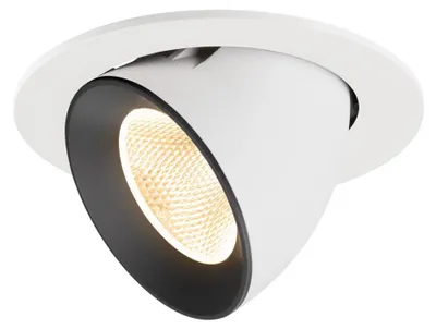Productafbeelding van Inbouwspot Numinos Gimble L wit/zwart 2700K - 20gr