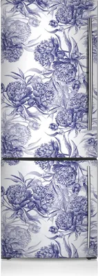 Produktbild von Magnetfolie Aufkleber Kühlschrankmagnete 60x190 cm - Lila Pfingstrosen
