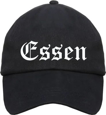 Produktbild von Essen Cappy - Altdeutsch bedruckt - Schirmmütze Cap  Einheitsgröße Schwarz