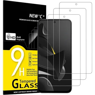 Immagine prodotto di Pellicole protettive in vetro temperato per Xiaomi POCO M7 Pro 5G, confezione da 3 pezzi, durezza 9H, spessore 0,33 mm, ultra-trasparenti
