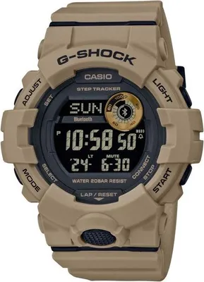 Immagine prodotto di Orologio sportivo CASIO G-Shock GBD-800UC-5ER, Beige, Bluetooth, Impermeabile fino a 20 bar, Resistente agli urti