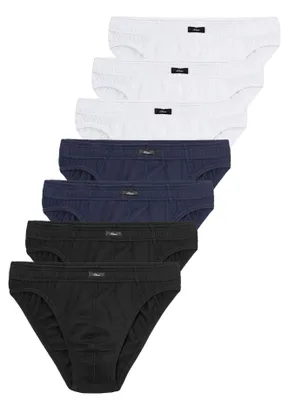 Produktbild von s.Oliver - Basic - Slip / Unterhose - 7er Pack (S Schwarz / Blau / Weiß)