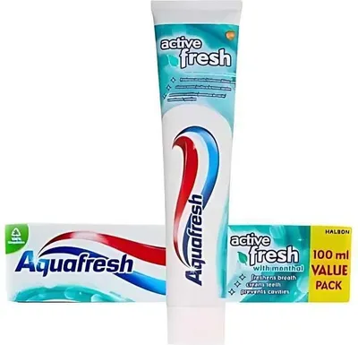 Immagine prodotto di Aquafresh | Dentifricio Active Fresh - 100 Ml - Mentolo - Alito fresco - Protezione dalla carie - Cura quotidiana