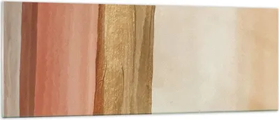 Produktbild von Bilder auf glas - Einteilig - Gold Abstraktion Linien - 140x50cm - Glasbilder - Wandbilder - Bilder - zum Aufhängen bereit - Wanddekoration aus Glas - Glas Bilder - Wandbild auf Glas - GAB140x50-4739