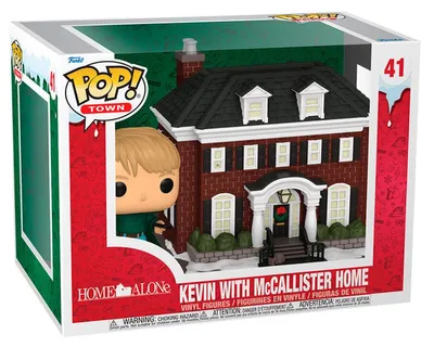 Zdjęcie produktu dla Funko POP Town Home Alone 41 Kevin with McCallister Home Figurka Kolekcjonerska
