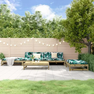 Produktbild von vidaXL 5-tlg. Garten-Lounge-Set mit Kissen Imprägniertes Kiefernholz
