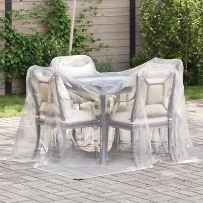 Produktbild von "Schlussverkauf" Plane mit Ösen - Transparent 2x2 m Polyethylen - Pflanzkübel C116