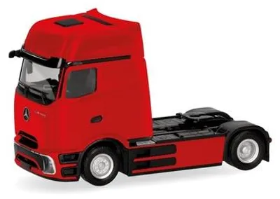 Produktbild von Herpa 319447-002 - 1:87 MB eActros 600 Procabin Gigaspace Zugmaschine 2achs verkehrsrot - Neu