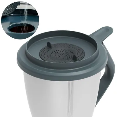 Produktbild von Spritzschutz Kompatibel mit Thermomix TM6 / TM5 / TM31, Silikon Spritzschutz Sieb für Monsieur Cuisine Smart/MC Trend/MC Connect Küchenmaschinen