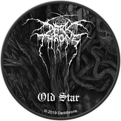 Obrázek produktu pro Darkthrone - Standardní velikost - nášivka "Old Star" - polyester RO6335 (One Size) (Black/White)