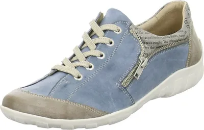 Produktbild von Remonte Schnürschuhe - Himmelblau Leder Größe: 37 Normal