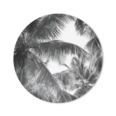 Produktbild von MuchoWow® Mauspad Mousepad Palmwedel - Vintage - Natur 20x20 cm - Mousepads - Maus Mat - Pad - Mausunterlage - Schreibtischmatte