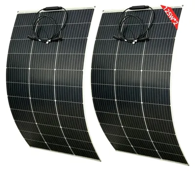 Obrázek produktu pro Solární panel, lehký, vysoká účinnost, 125 W.  2 kusy