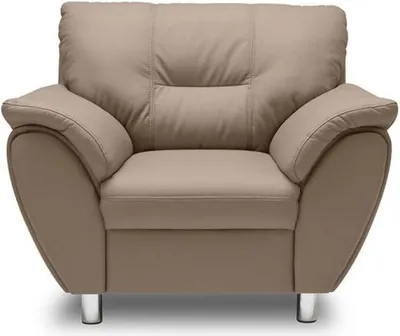 Produktbild von Design Relax Club Sessel Lounge Sofa  Stuhl Fernseh Polster Couch Stoff 1 Sitzer