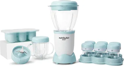 Obrázek produktu pro NutriBullet NBY100, Stojací mixér, 0,924 l, Pulzní spínač, 200 W, Modrá