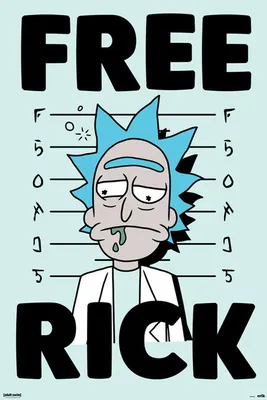 Produktbild von Rick and Morty - Free Rick - Poster Plakat Druck - Größe 61x91,5 cm