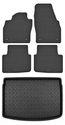 Obrázok produktu pre Gumové autokoberce SolidTread + vaňa kufra pre: Audi A1 II (GB) 2018- hatchback 5 ks