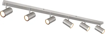 Produktbild von Globo Lighting Strahler Metall Nickel matt, 6x GU10