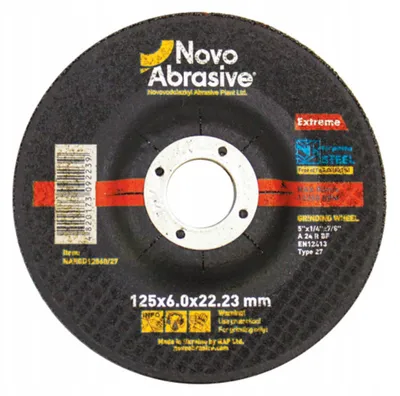 Produktbild von NovoAbrasive EXTREME Schleifscheibe Metall Edelstahl 125x6mm