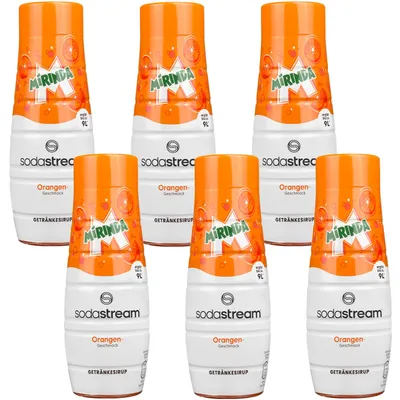 Produktbild von Sodastream Sirup Mirinda 440ml 6er Pack Getränkesirup zuckerreduziert