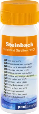 Produktbild von Steinbach 79020 Quicktest Streifen Für Ph-Wert Und Freies Chlor, 50 Stk.