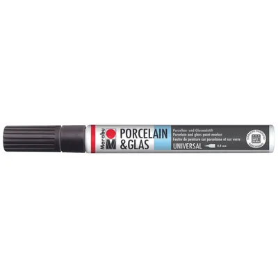 Zdjęcie produktu dla Marabu 0123 11 073 Lakier do porcelany czarny 1 mm(P)