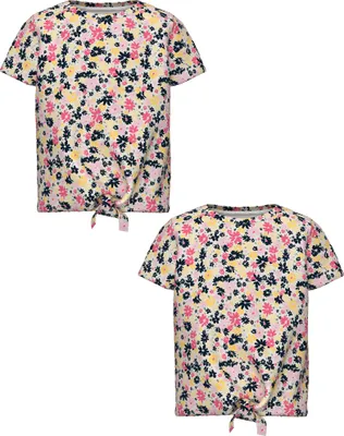 Produktbild von NAME IT T-Shirt 2er-Set Kurzarm Rundhals Knoten-Detail Größe: 104
