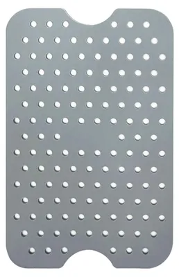 Image de Accessoire en silicone pour friteuse à air, gris, dimensions 13x20 cm, compatible avec la friteuse à air Ninja Foodi Dual Zone AF300EU