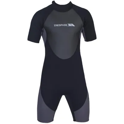 Image de Combinaison humide Trespass Scuba pour homme 3 mm, courte TP251 (Xlarge) (noir)
