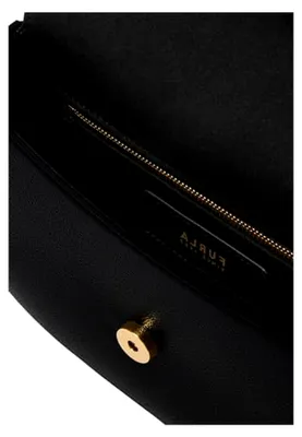 Produktbild von Leder Umhängetasche Vitello Night Moonlight Crossbody Bag Nero schwarz