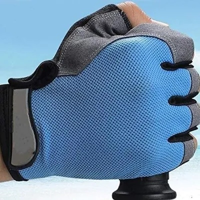 Produktbild von Halveingefägte Fahrradhandschuhe für Jungen und Mädchen