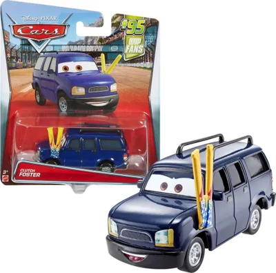 Produktbild von Auswahl Fahrzeuge | Disney Cars | Die Cast 1:55 Auto | Mattel Clutch Foster