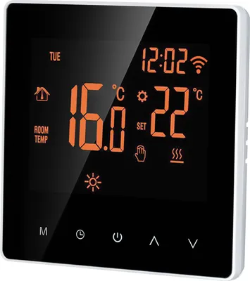 Obrázek produktu pro WiFi termostat LCD Digitální pokojový termostat pro 16A Elektrické podlahové vytápění Týdenní programovatelný termostat Vnitřní teploměr Regulátor teploty Nástěnný termostat pro domácnost Škola Kancelář Hotel