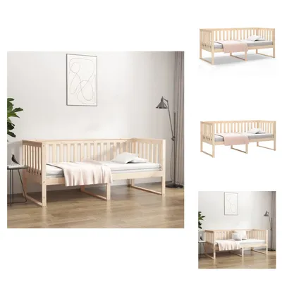 Produktbild von vidaXL Tagesbett 90x190 cm Massivholz Kiefer -  Betten & Bettgestelle