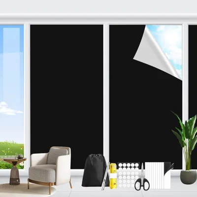 Zdjęcie produktu dla Roleta zaciemniająca o wymiarach 300 x 147 cm, montowana bez wiercenia