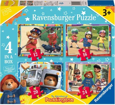 Obrázek produktu pro puzzle 4 v 1 | Medvdek Paddington | Ravensburger | Puzzle pro dti
