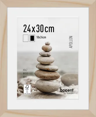Produktbild von accent by nielsen Holz Bilderrahmen Apollon, 24x30 cm, Natur