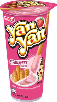 Produktbild von Meiji Yan Yan Strawberry (10 x 50g)