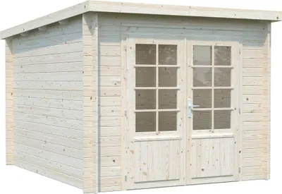 Produktbild von Palmako Gartenhaus Ella 6,9 m² - 28 mm naturbelassen