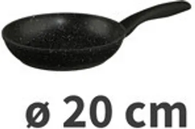 Obrázek produktu pro Hliníková pánve, pánev s mramorovým povrchem,  O 30 cm